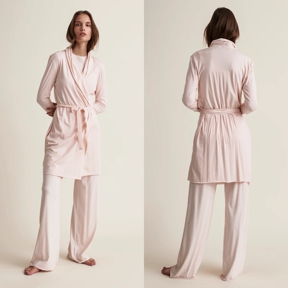 Skin Other - NWT Skin Basic Double Layer Wrap Robe